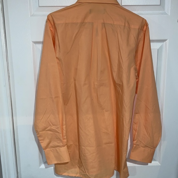 Sergio Louis Size 14.5 Neck Dress Shirt in Peach - Picture 7 of 7